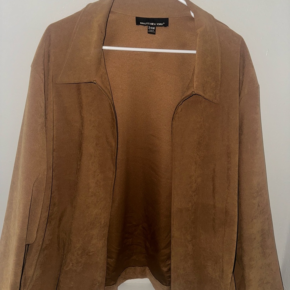 Briggs New York Tan Suede Women's Jacket